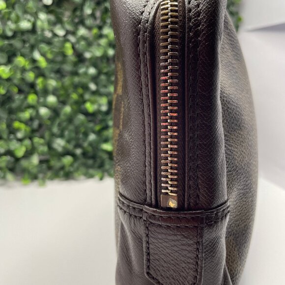 Louis Vuitton Damier Ebene Trousse Toilette Cosmetic Bag Toiletry Pouch - Picture 6 of 8